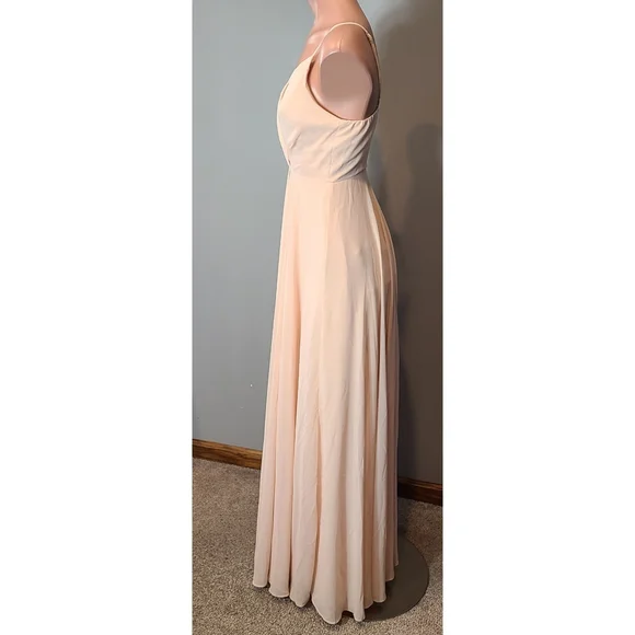 Lulus All About Love‎ Pink Formal Maxi Dress Size Small Prom Gilded Hoco Fairy - Picture 8 of 11